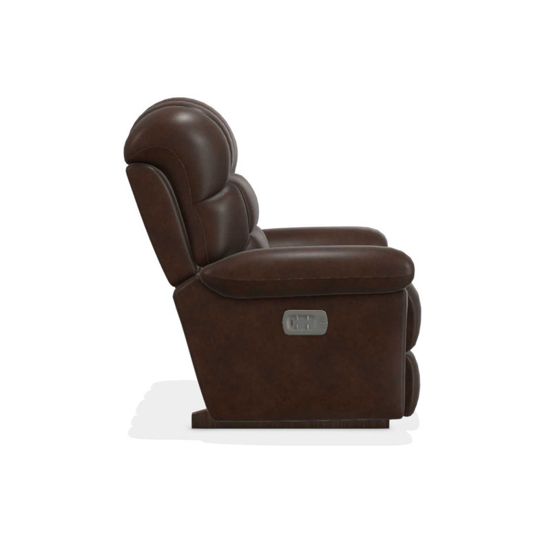 LaZBoy Randell Leather Match Power Rocking Recliner with Power Headrest and Lumbar & Reviews